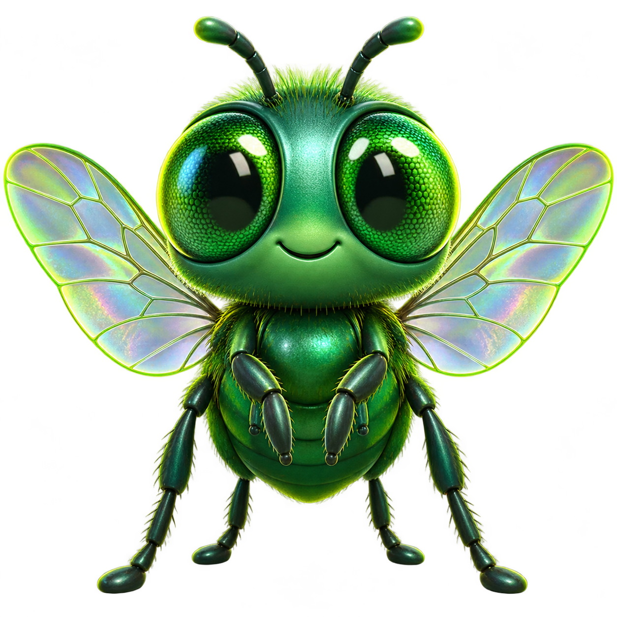 Fly looking toward you